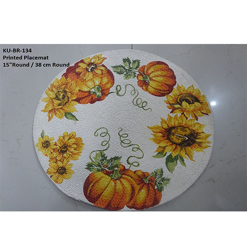 Sanyog Designs - Printed Round Placemats