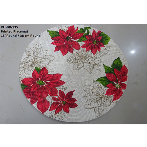 Sanyog Designs - Printed Round Placemats