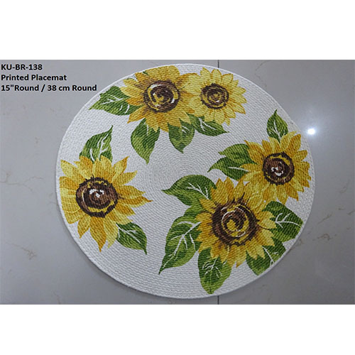 Sanyog Designs - Printed Round Placemats
