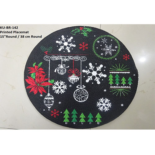 Sanyog Designs - Printed Round Placemats